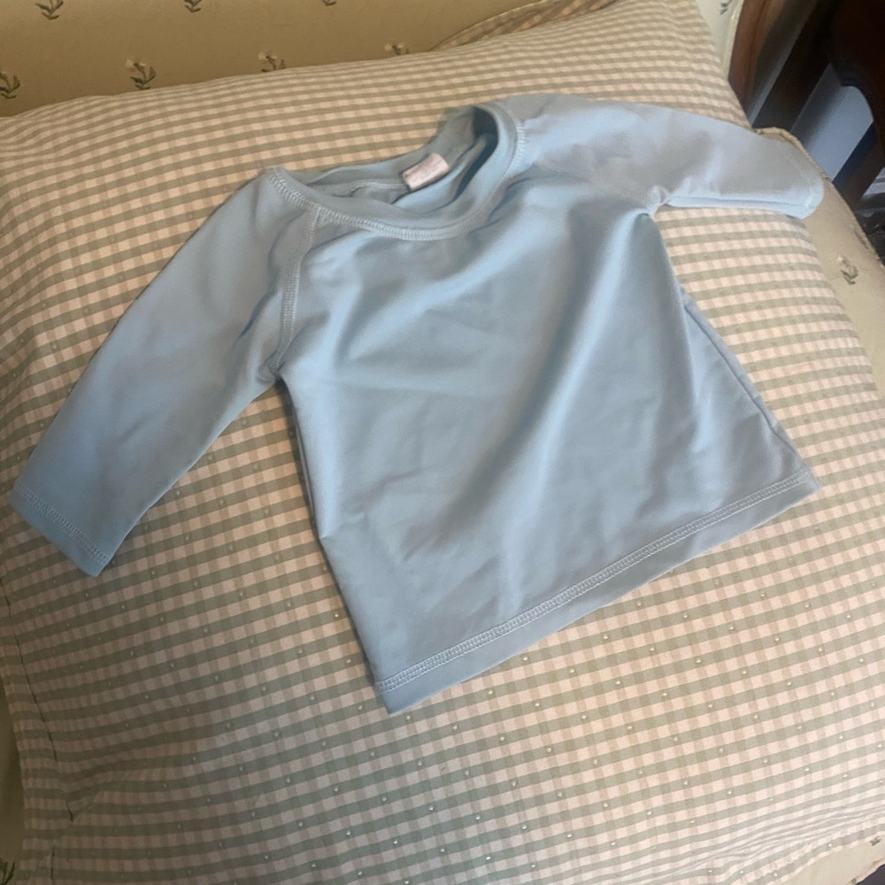 Blue Kids Long Sleeve Rashguard
